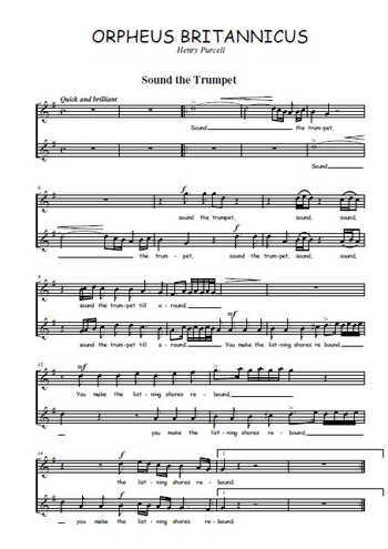 Sound the trumpet